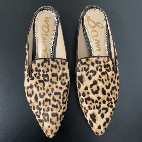 Sam Edelman Augustine Leopard Print Mules - Picture 2 of 10